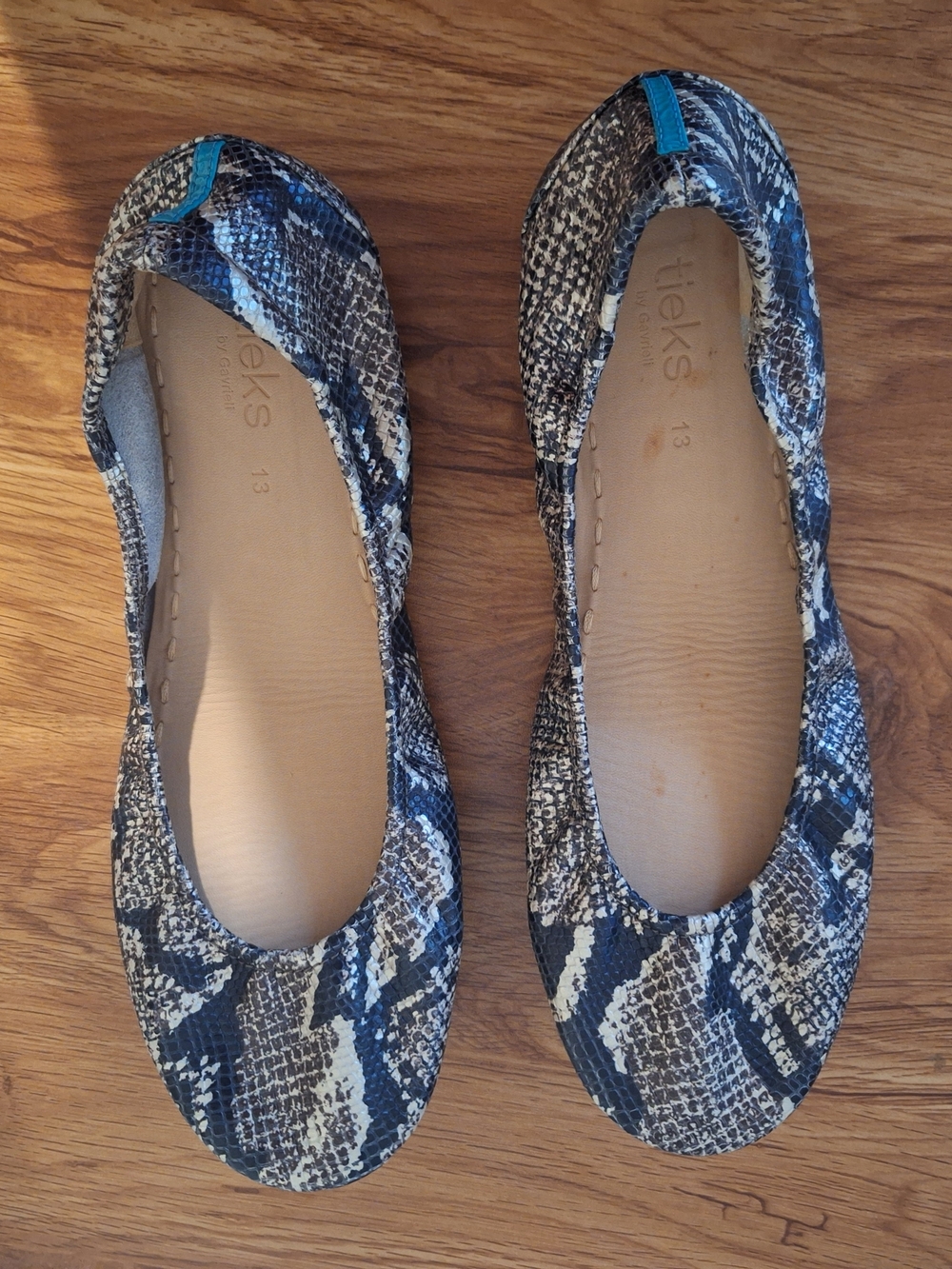 Tieks - Copperhead Snake Ballet Flats Size 13 - Picture 7 of 7